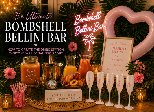 The Ultimate Bombshell Bellini Bar: How to Create the Drink Station Everyone Will Be Talking About