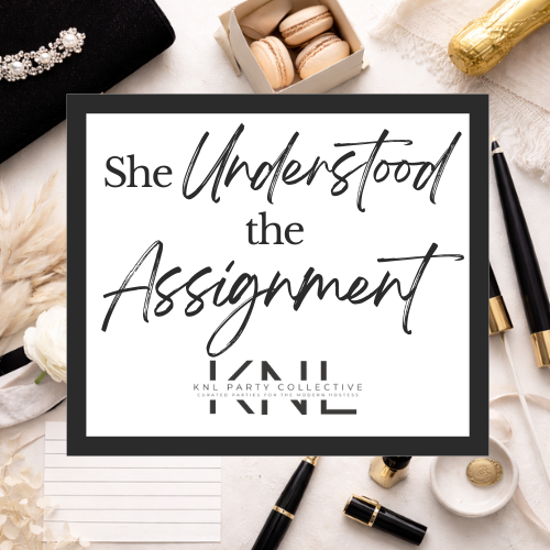 She Understood the Assignment Bridal Shower Collection
