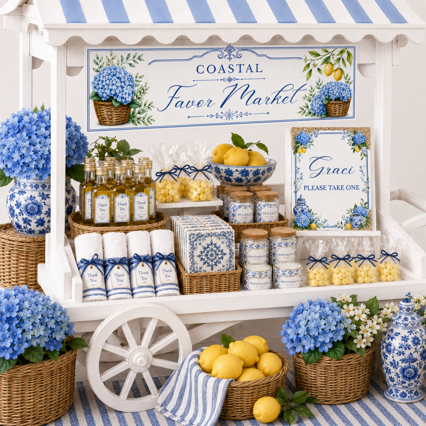Coastal Favor Market Signage Bundle