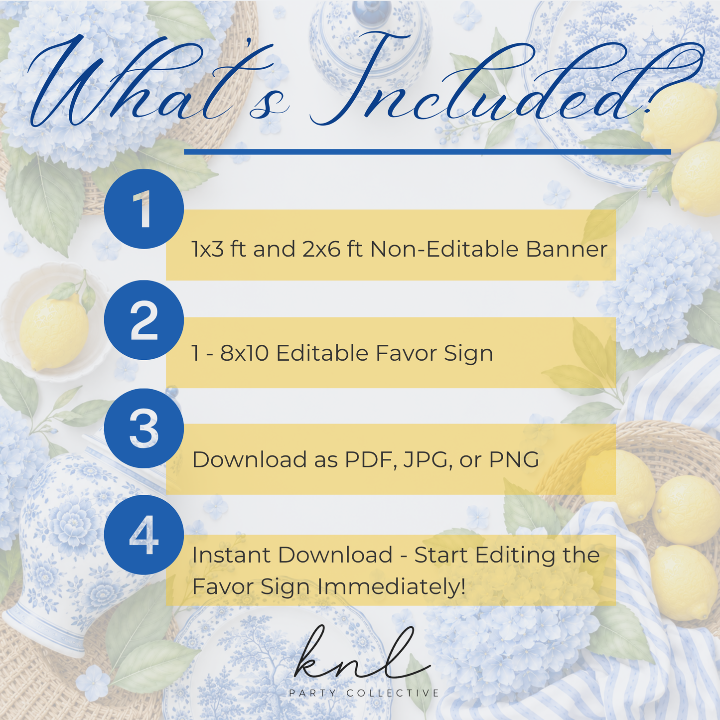 Coastal Favor Market Signage Bundle