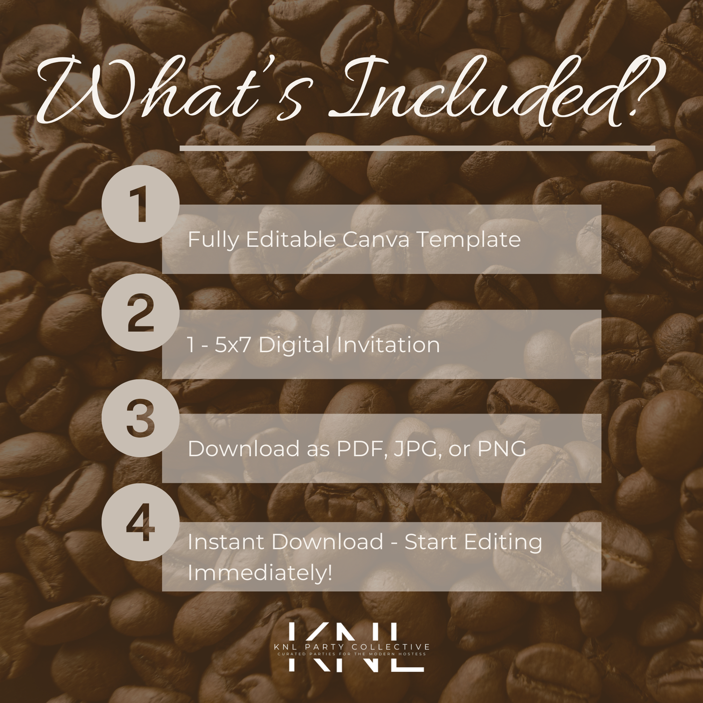 Baby is Brewing Coffee Themed Baby Shower Invitation | Editable Canva Download