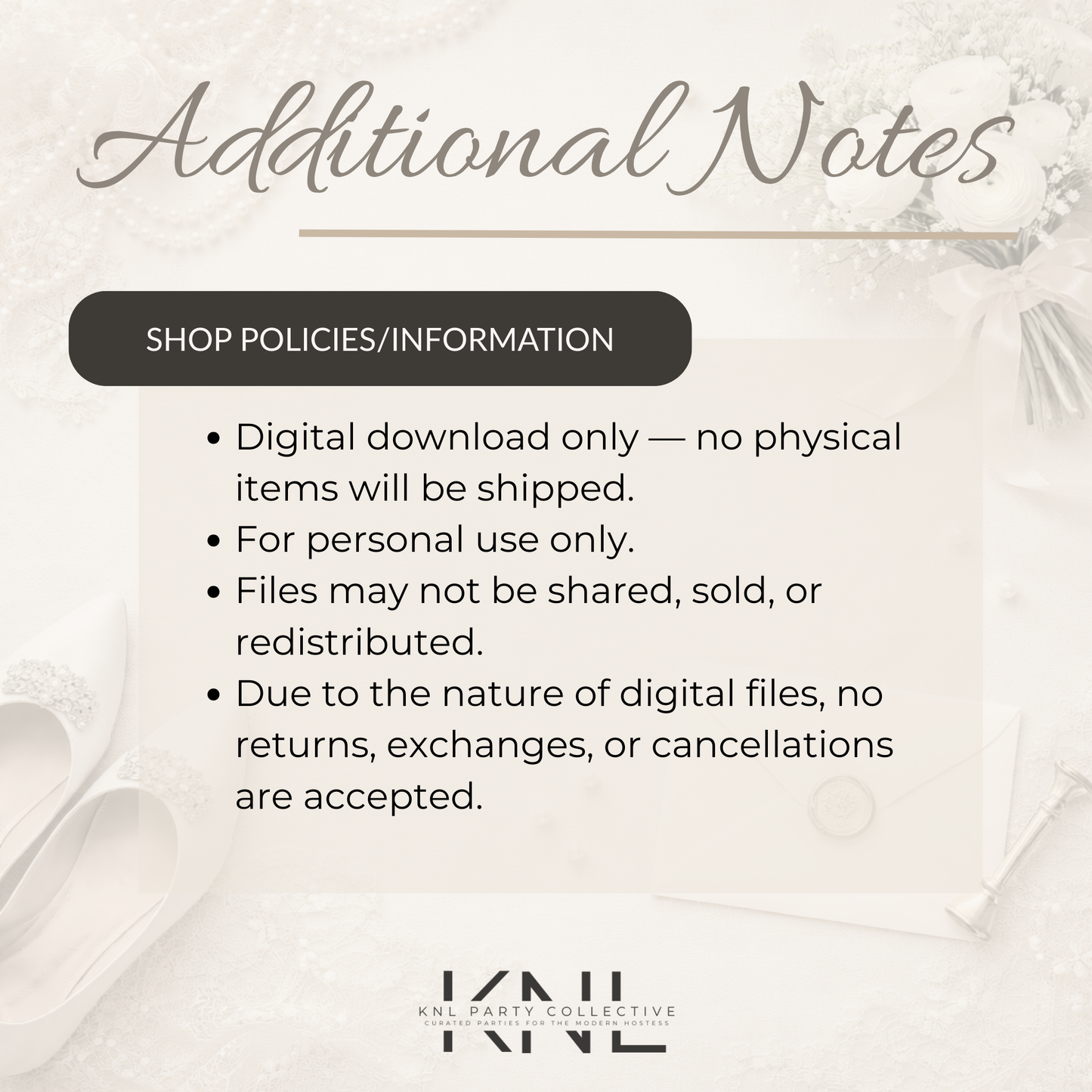 From Miss to Mrs Digital Invitation | Elegant Bridal Shower Template